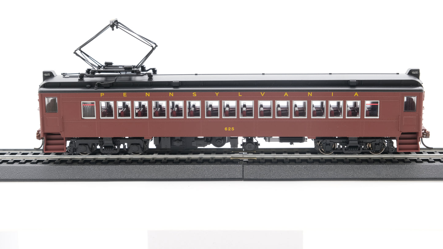 Con-Cor HO MUmP54 Pennsylvania Post-War Non-Powered Coach w/ Aluminum Windows w/ Futura Lettering - Car #625
