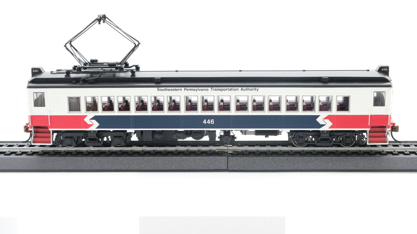 Con-Cor HO MUmP54 SEPTA Non-Powered Coach Car w/Aluminum Windows - Car #446