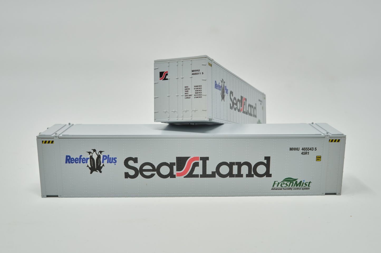 HO Scale 1:87 45' Reefer Containers 2pk, Sealand, 0004-083666