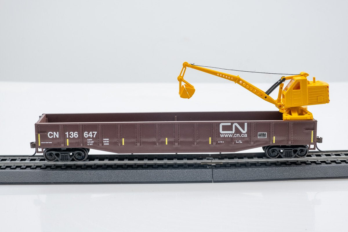 HO Con-Cor Gondolas with Crane - Canadian National