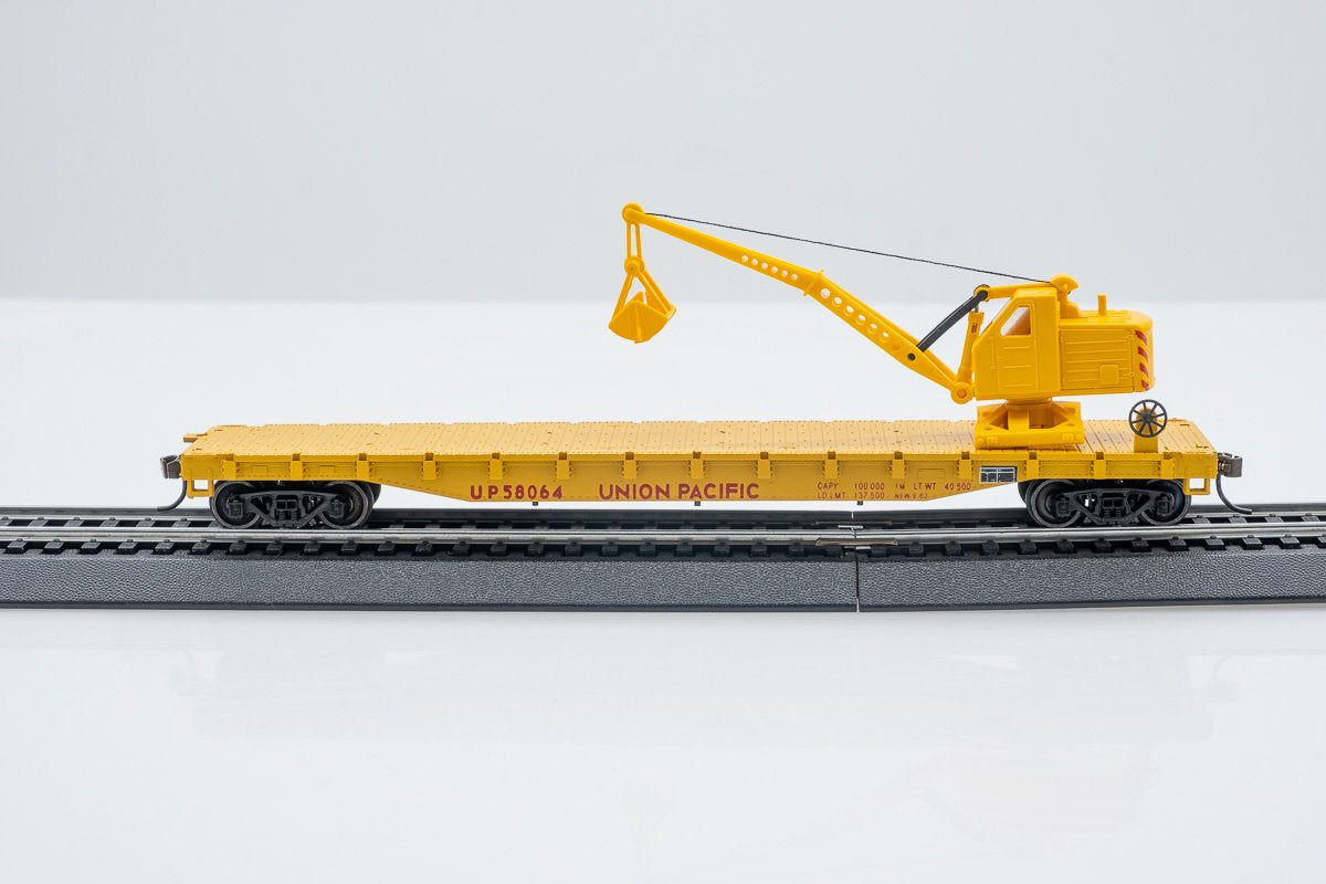 HO Con-Cor Flat Cars with Crane - Union Pacific