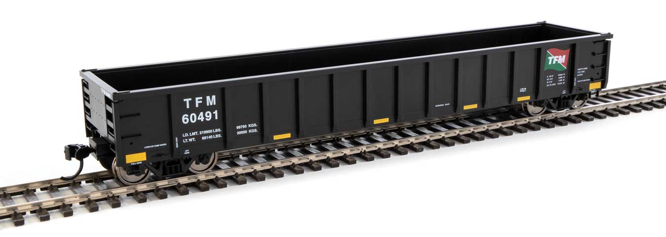 WalthersMainline 53' Railgon Gondola - Ready To Run WalthersMainline #6313 - Transportacion Ferroviaria Mexicana #60491