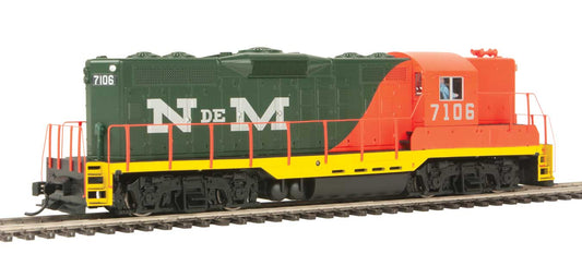 WalthersMainline EMD GP9 Phase II with High Hood - ESU(R) Sound and DCC WalthersMainline #20470 -National Railways of Mexico NdeM #7106