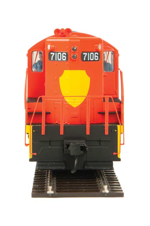 WalthersMainline EMD GP9 Phase II with High Hood - ESU(R) Sound and DCC WalthersMainline #20470 -National Railways of Mexico NdeM #7106