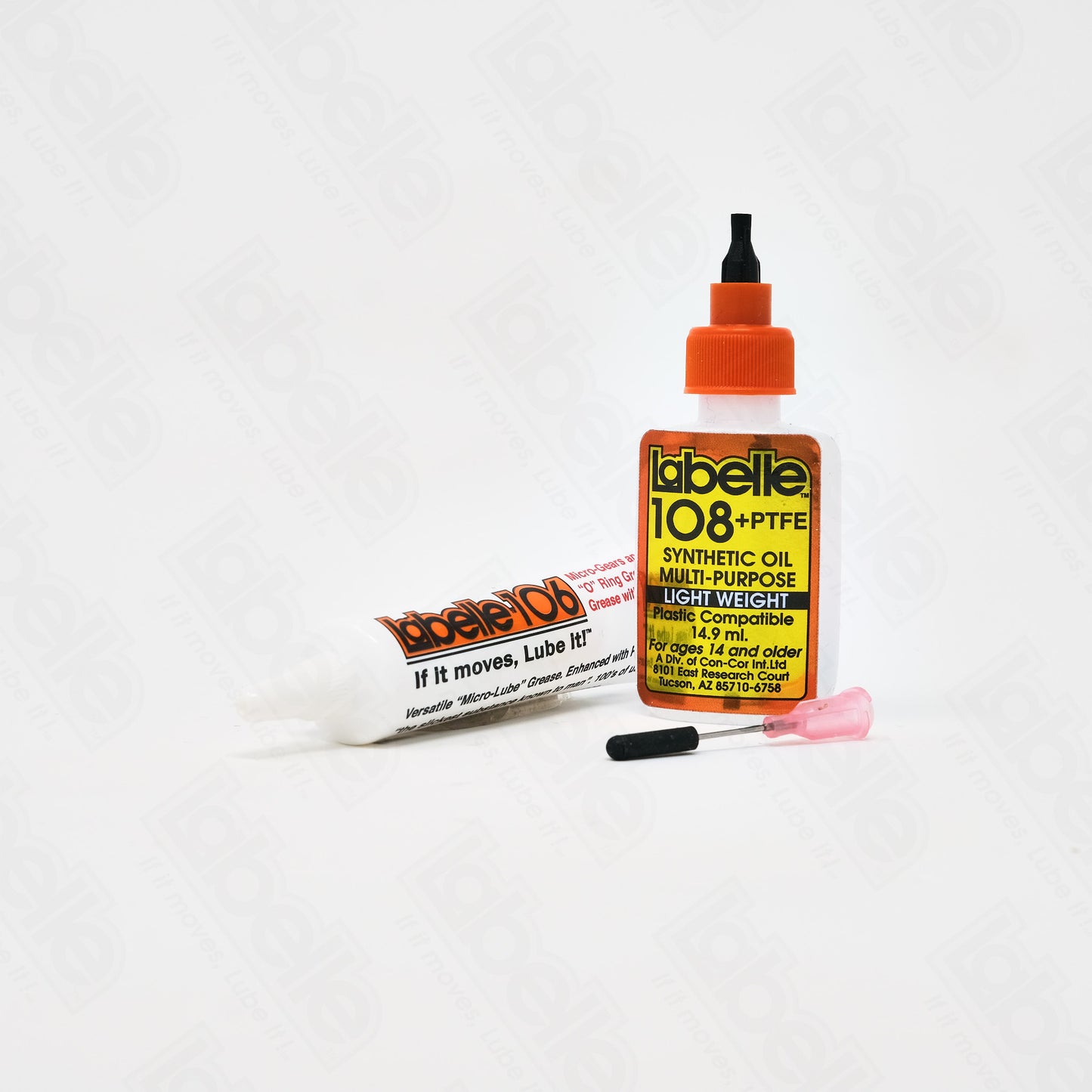 Labelle #108 and #106 2-Pack PTFE Lubricant – Oil & Grease for N and Z Scale Model Trains