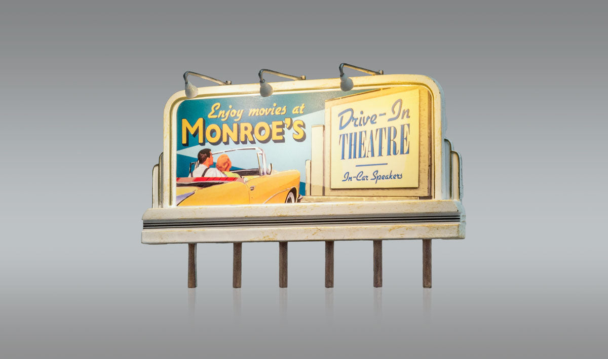 Monroe's Drive-In - HO Scale