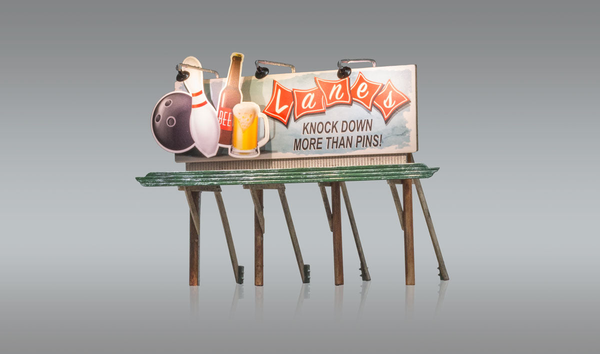Lanes Bowling & Bar - HO Scale