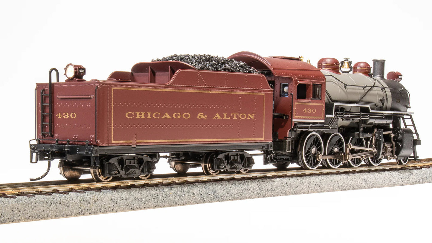 Broadway Limited BLI 7327 HO Scale 2-8-0 Consolidation Steam Loco Chicago & Alton 430 Paragon4 DCC
