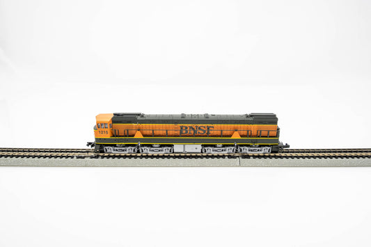 Con-Cor N Scale U-50 Diesel – BSNF Cab #1201 (DC Only, Rapido Couplers)