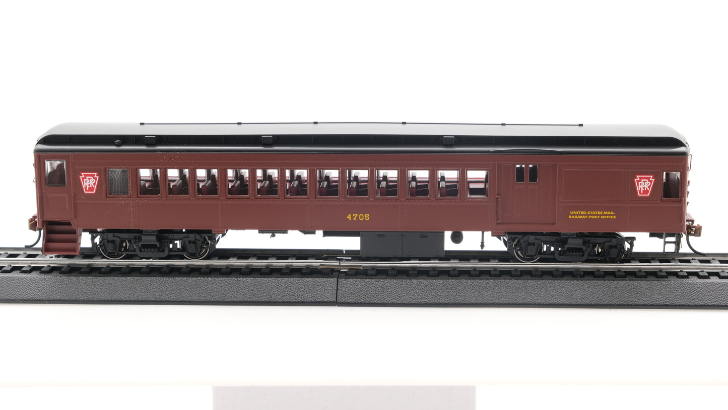 Con-Cor HO P-54 Pennsylvania Keystone - Tuscan Red with Black Roof - Combine #4705