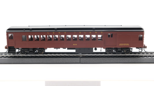 Con-Cor HO P-54 Long Island Futura - Real Gold Leaf Lettering- Tuscan Red with Black Roof -Combine #624
