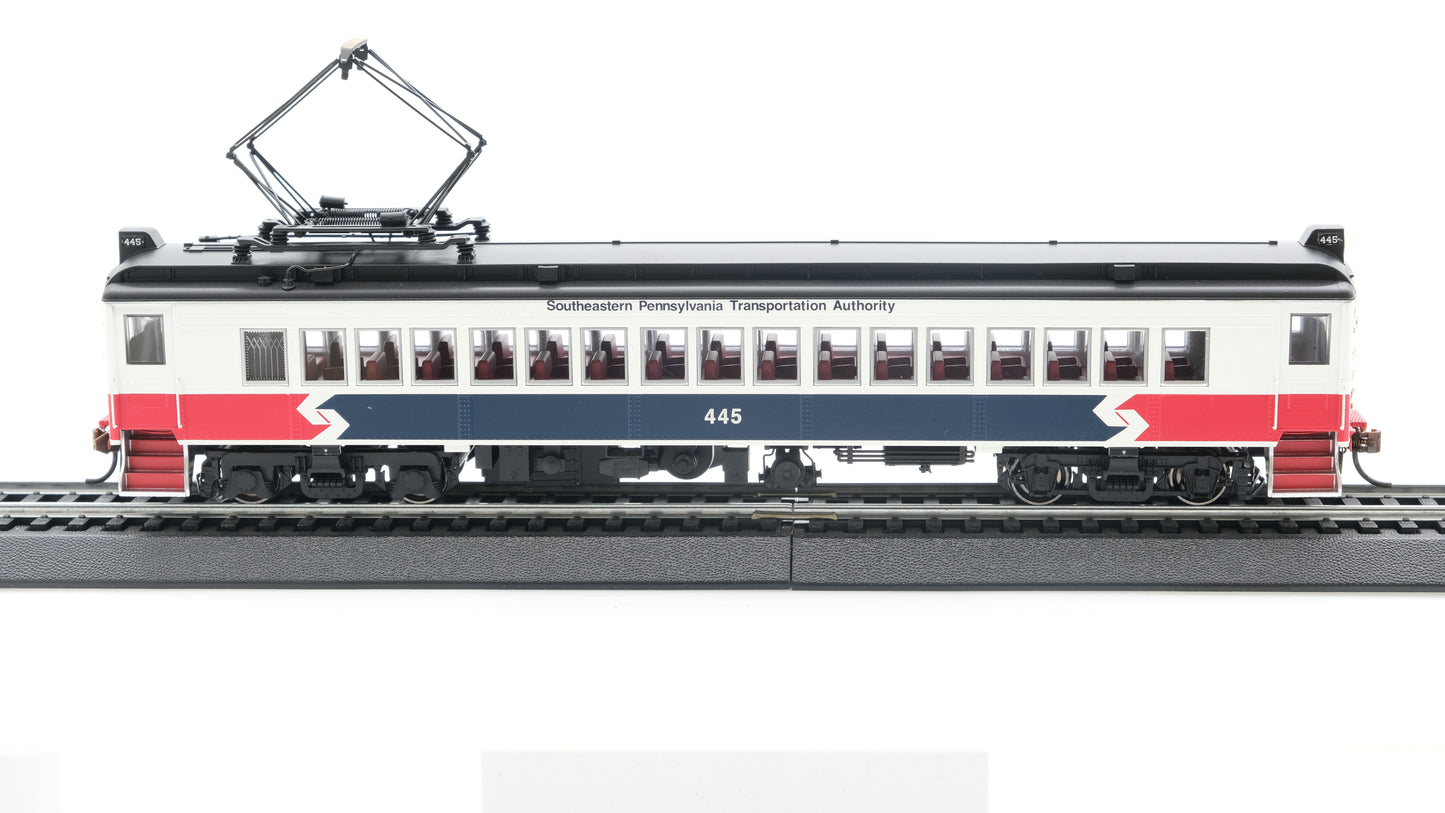 Con-Cor HO MUmP54 SEPTA Non-Powered Coach Car w/Aluminum Windows - Car #445