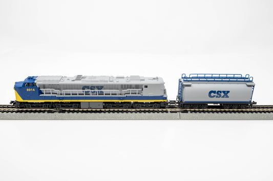 N Scale Gas Turbine & Tender CSX Corp Cab #8914 DC Only