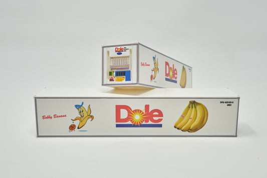 HO Scale 1:87 Reefer Containers 2pk, Dole, Basketball  0004-083003