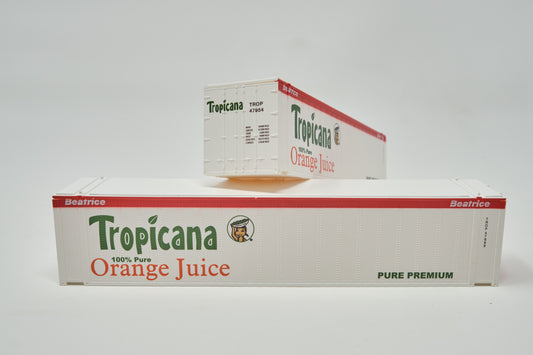 HO Scale 1:87, Hi-Cube 45' Containers 2pk, Tropicana, 0004-083661
