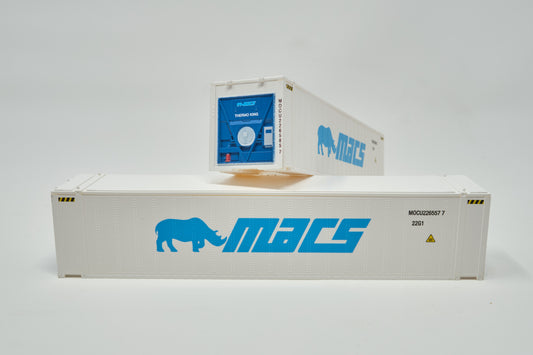 HO Scale 1:87, 45' Reefer Containers 2pk, MACS, 0004-0083664