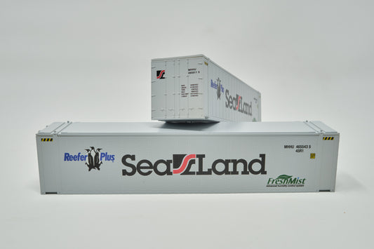 HO Scale 1:87 45' Reefer Containers 2pk, Sealand, 0004-083666