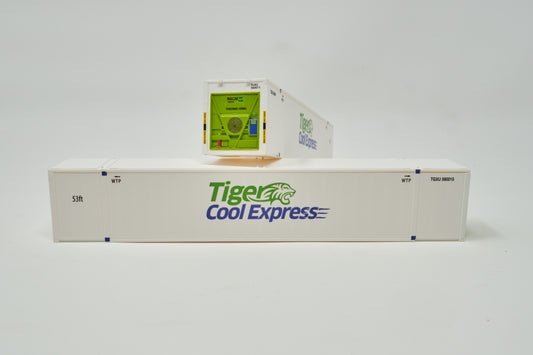 HO Scale 1:87 53' Reefer Containers 2pk, Tiger Cool Express, 0004-088163