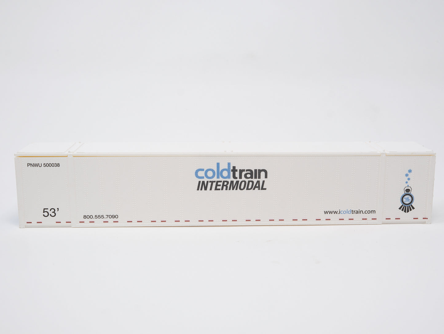 HO Scale 1:87 53' Reefer Containers, ColdTrain, 0004-088159 - 2 Pack