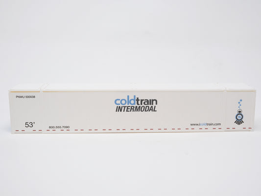 HO Scale 1:87 53' Reefer Containers, ColdTrain, 0004-088159 - 2 Pack