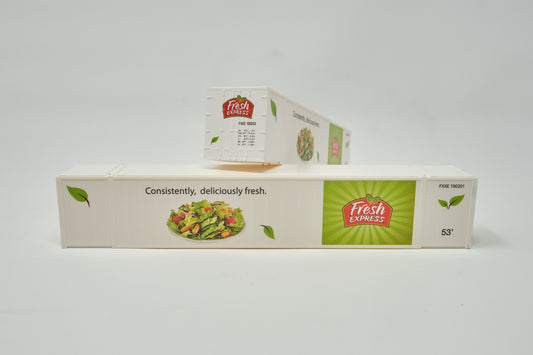 HO Scale 1:87 53' Reefer Containers 2pk, Fresh Express, 0004-088165
