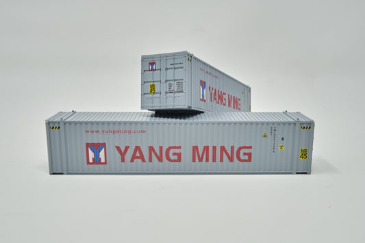 HO Scale 1:87 45' Containers 2pk, Yang Ming, 0004-083602