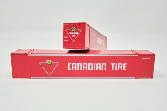 HO Scale 1:87 53' Hi Cube Containers 2pk, Canadian Tire, 0004-0088011