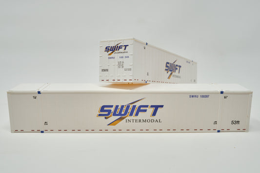 HO Scale 1:87 53' Containers 2pk, Swift, 0004-088019