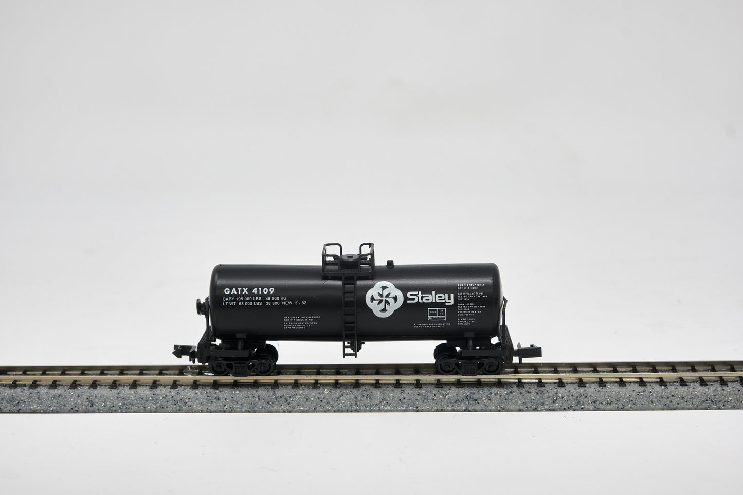 N 40FT Tank Car Staley Car#4109