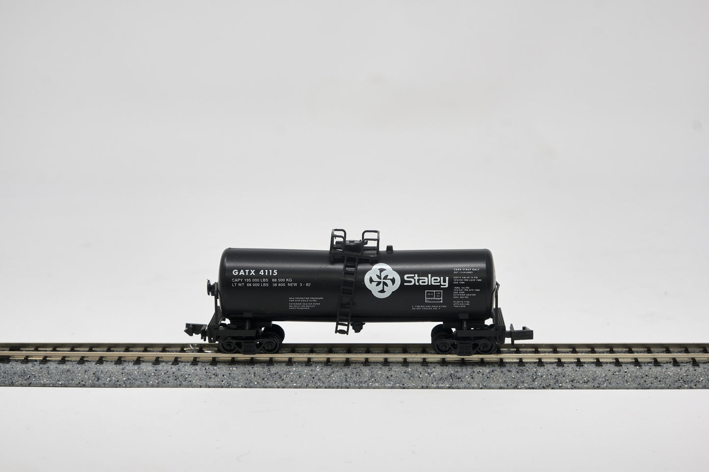 N 40FT Tank Car Staley Car#4115