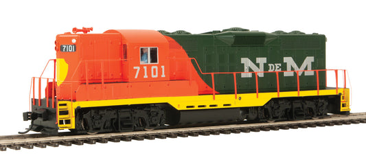 WalthersMainline EMD GP9 Phase II with High Hood - ESU(R) Sound and DCC WalthersMainline #20469 -National Railways of Mexico NdeM #7101