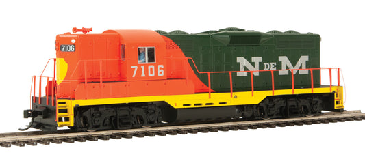 WalthersMainline EMD GP9 Phase II with High Hood - ESU(R) Sound and DCC WalthersMainline #20470 -National Railways of Mexico NdeM #7106