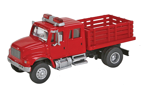 HO Scale 1:87, International 4900 Fire Department Utility Truck