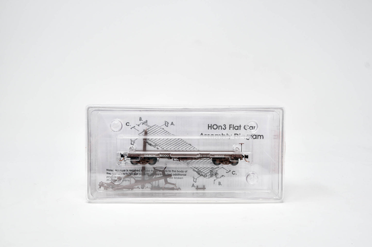 HOn3 Mirco-Trains Denver & Rio Grande 30' Flat Car