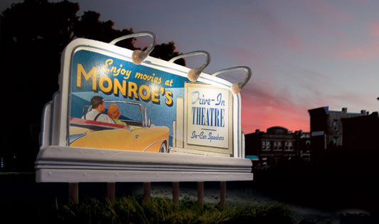 Monroe's Drive-In - HO Scale