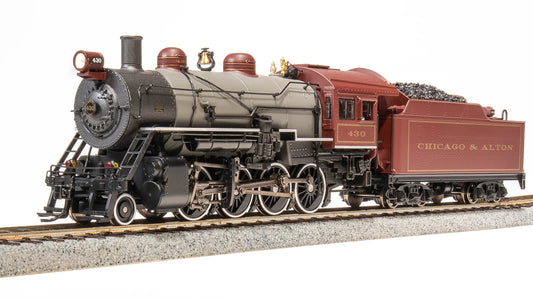 Broadway Limited BLI 7327 HO Scale 2-8-0 Consolidation Steam Loco Chicago & Alton 430 Paragon4 DCC